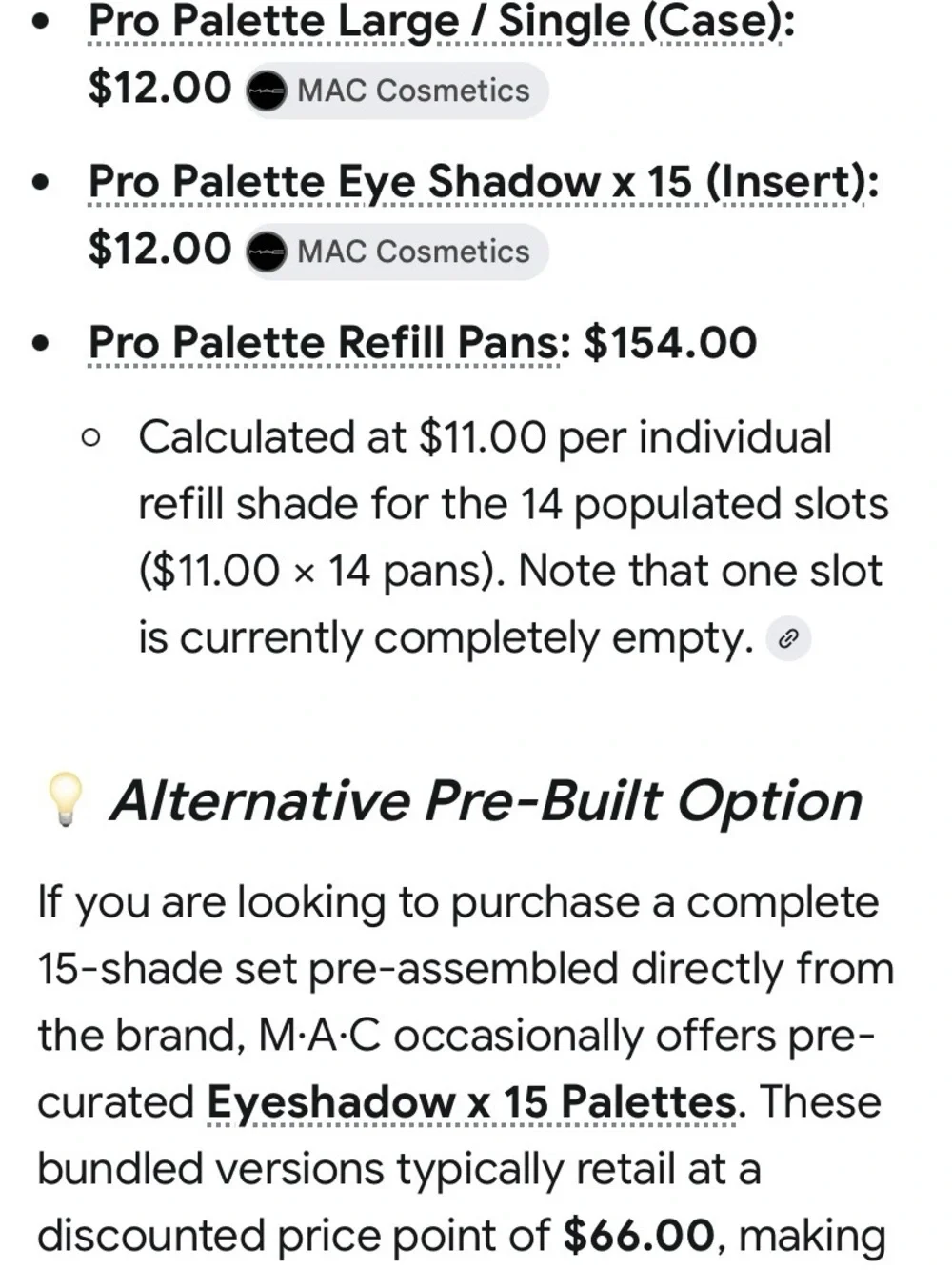 MAC Cosmetics Built From Scratch Customizable Pro Pallet & 1 Free Highlighter